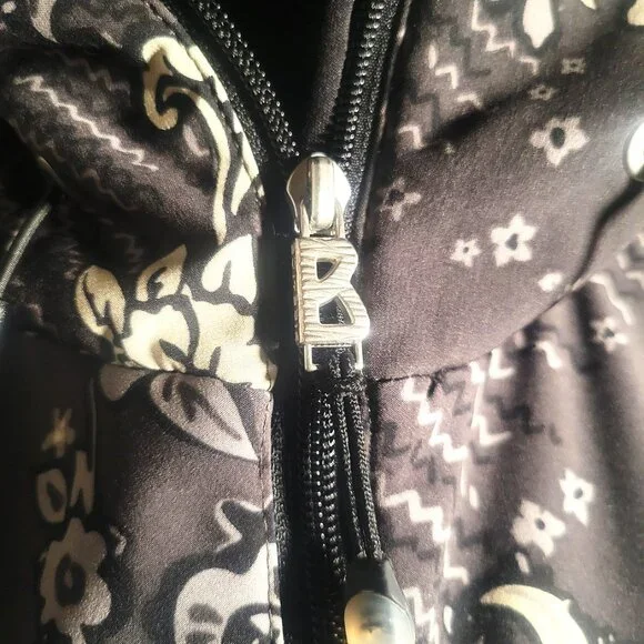 Bogner Fire + Ice Women's Softshell Hood Floral Jacket Gray/Black/Cream - ML - Picture 6 of 15